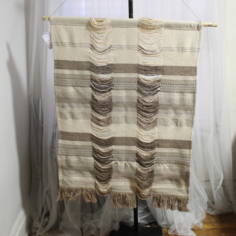 West Elm Textured Woven Wall Art – Taupe & Neutral Tones